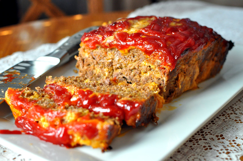 no veggie meatloaf with cheese
