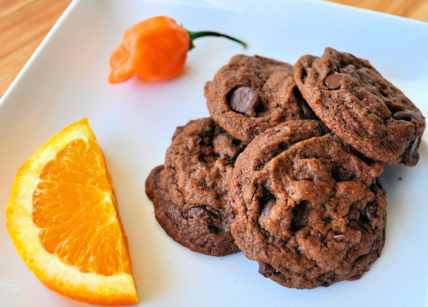 Habanero and Orange Chocolate Chip Cookies