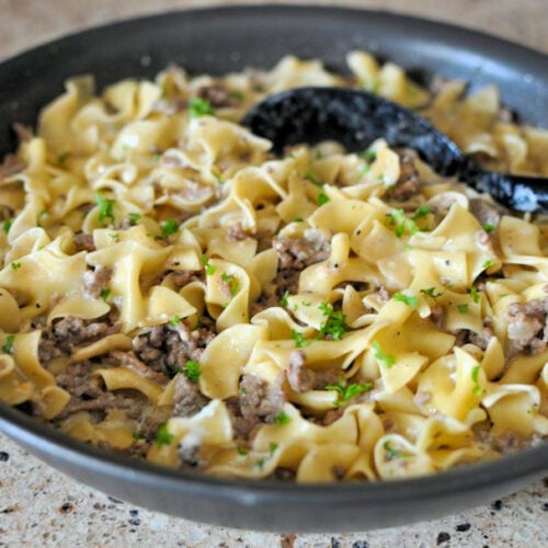 Simple Hamburger Stroganoff - Cook This Again Mom