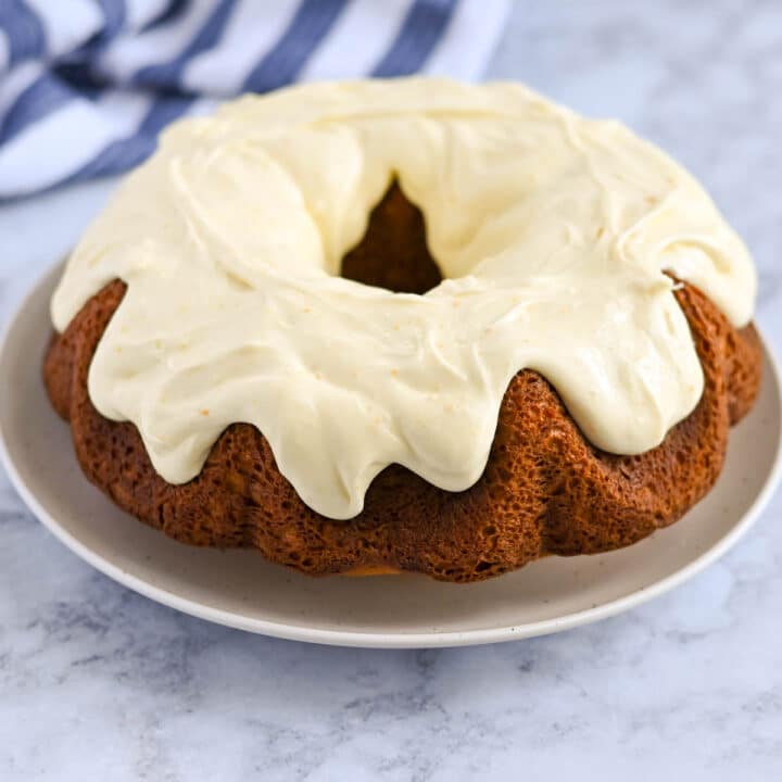 Orange Cake with Cream Cheese Frosting - Cook This Again Mom