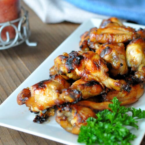 Baked Orange Ginger Chicken Wings | Cook This Again Mom