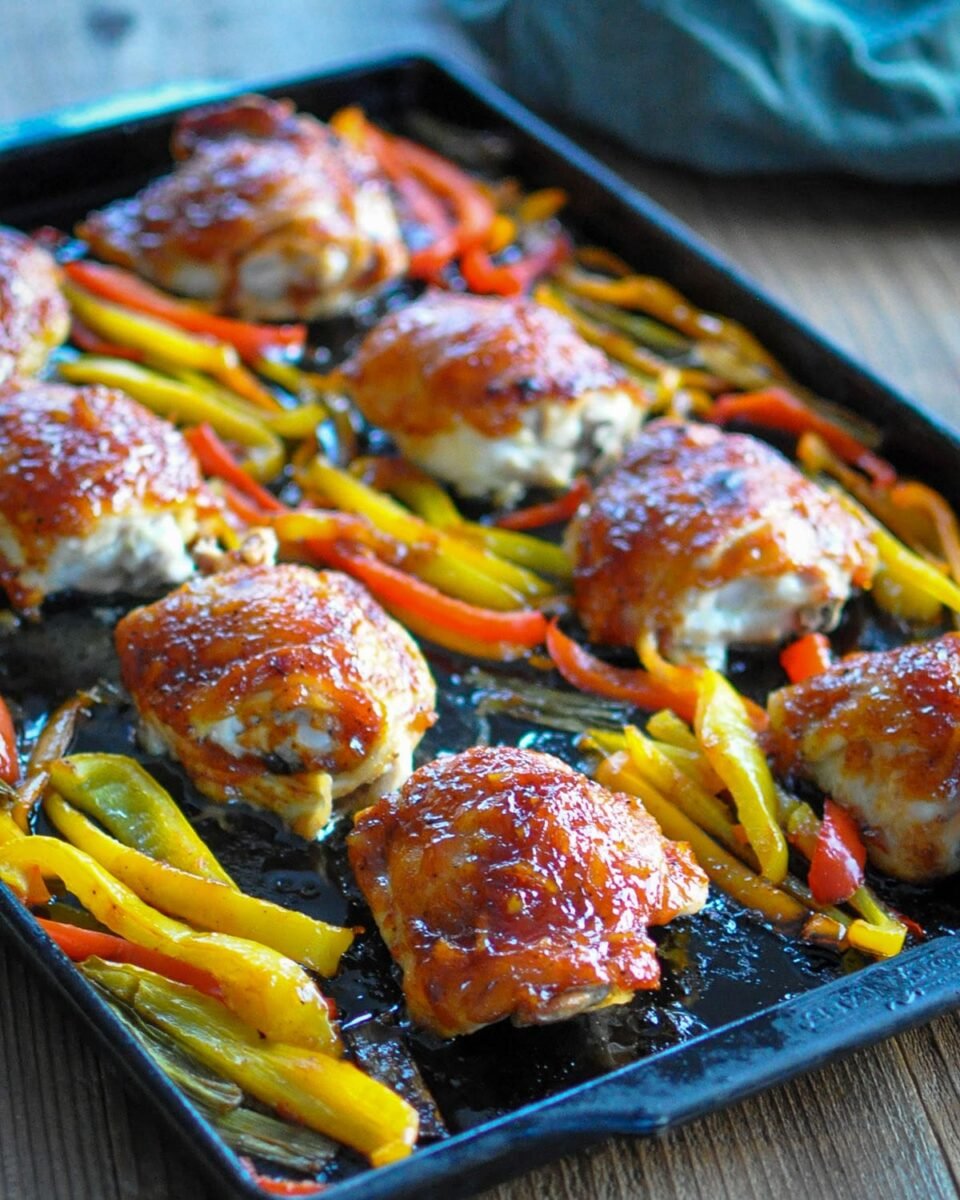 Baked Sweet and Sour Chicken Thighs - Cook This Again Mom