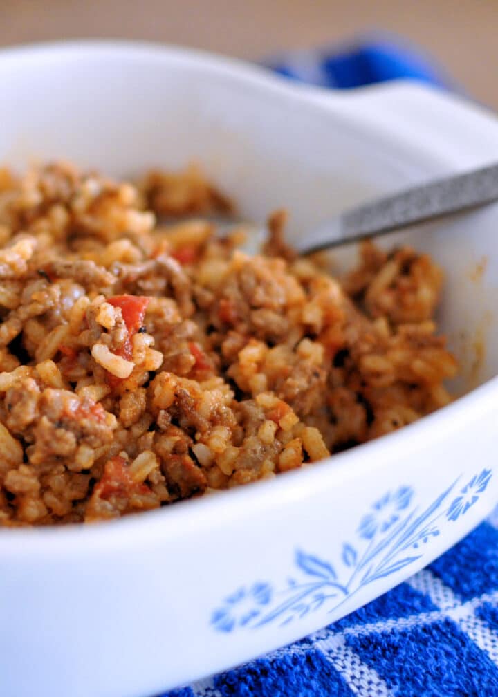 Creole Hamburger and Rice - Cook This Again Mom