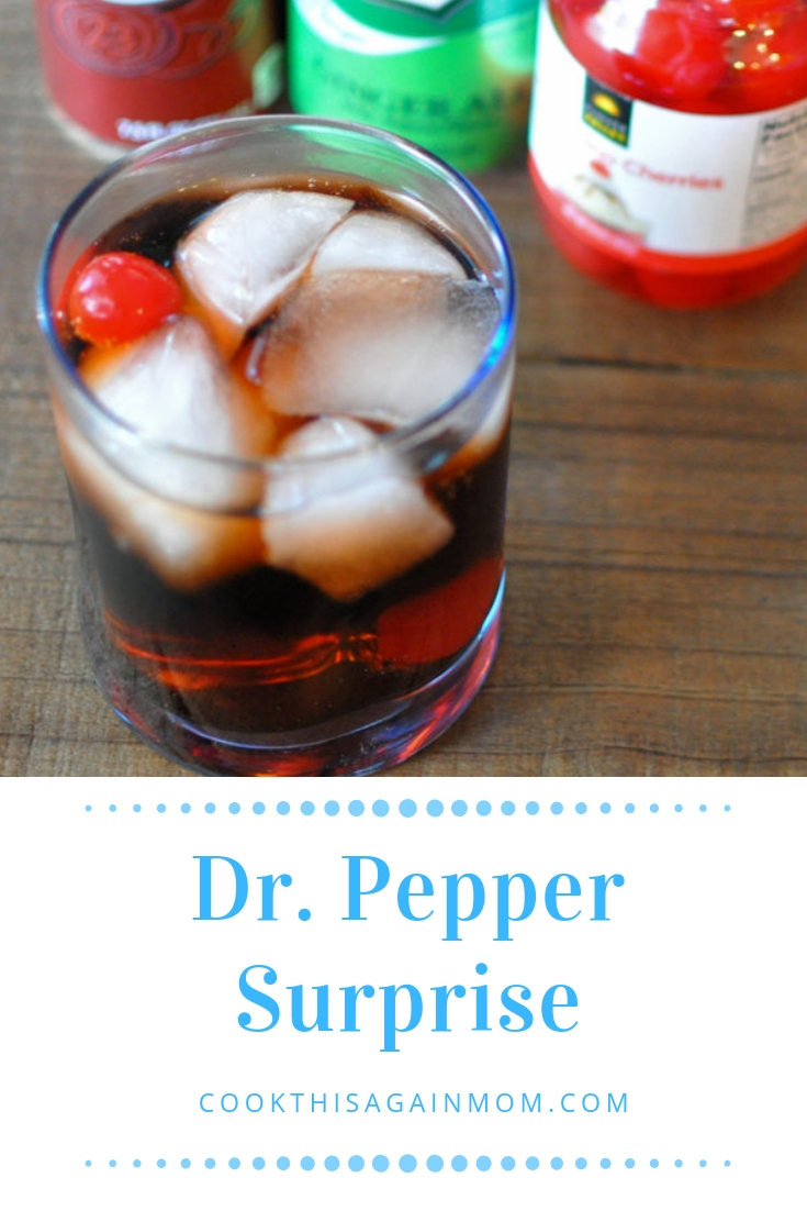 pinterest image for dr. pepper surprise
