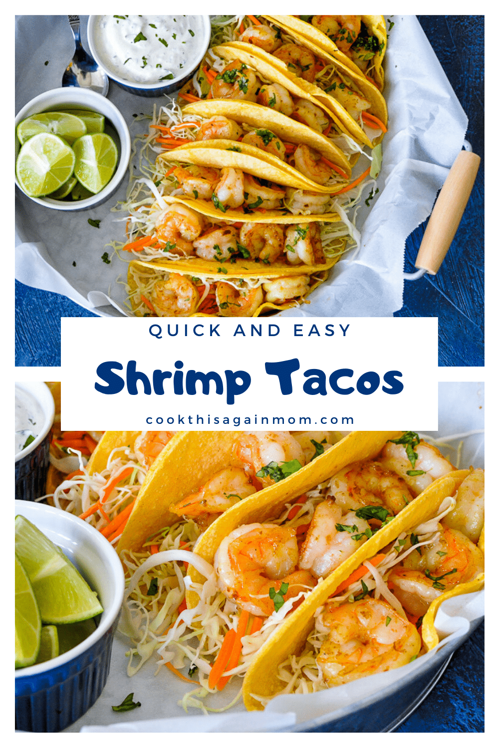 Quick and Easy Shrimp Tacos - Cook This Again Mom