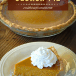 Pinterest Image for butternut squash pie.