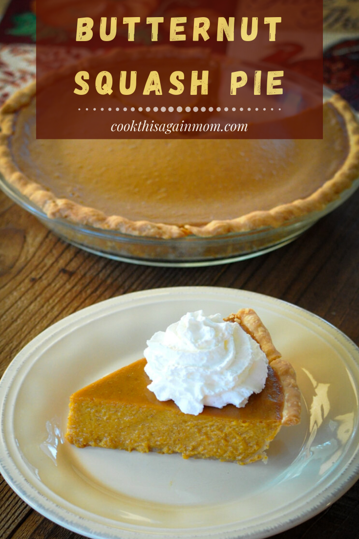 butternut squash pie for cook this again mom pinterest