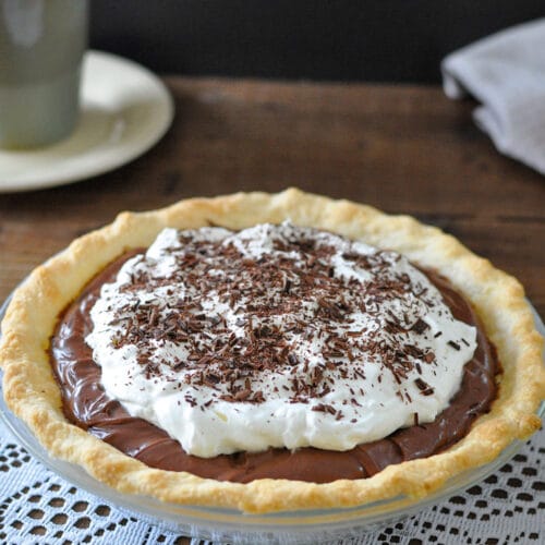 Chocolate Tofu Pie - Cook This Again Mom