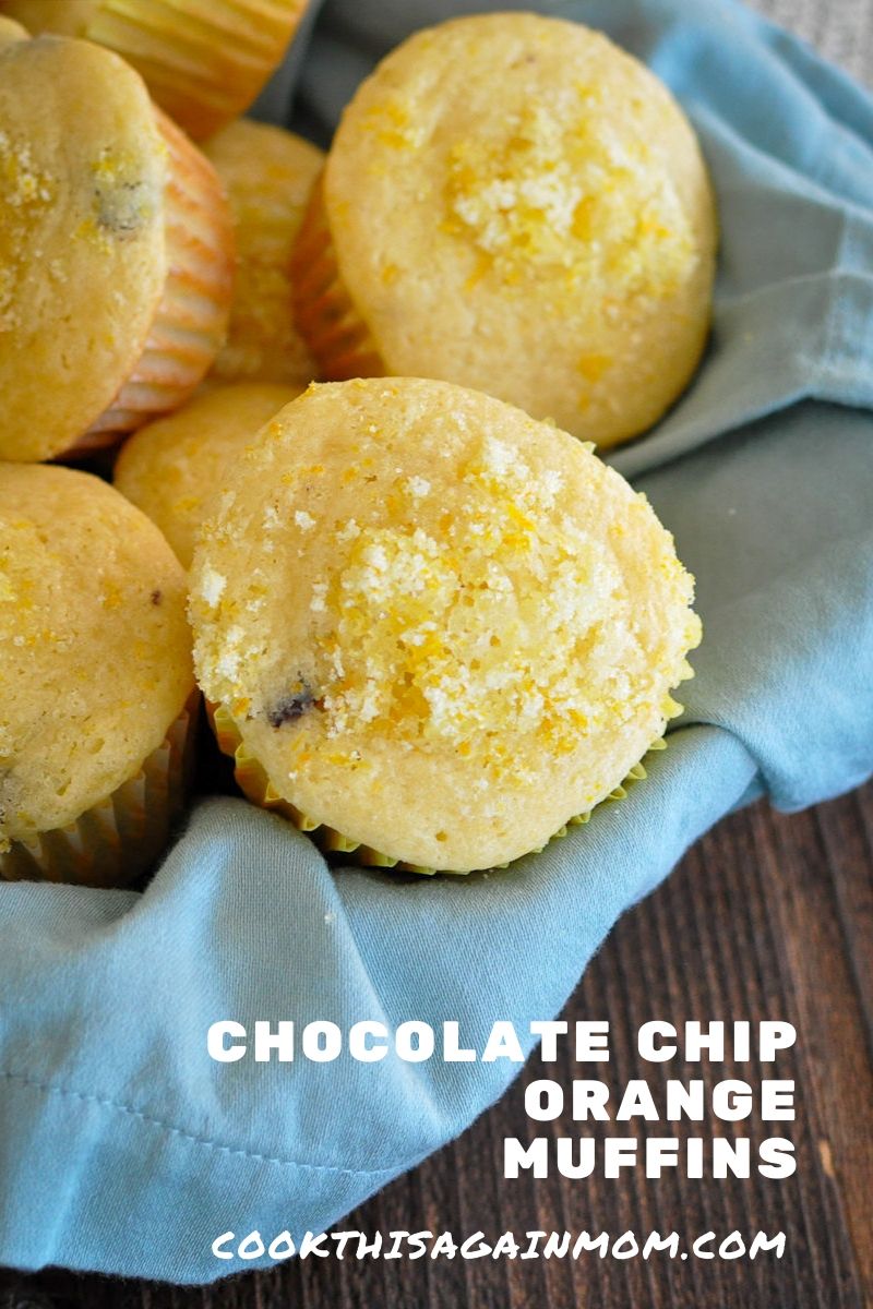chocolate chip orange muffins pinterest image