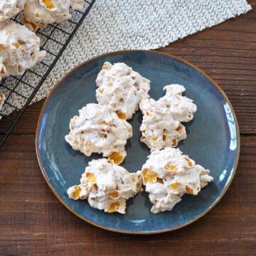 corn flakes cookies on a plate
