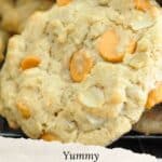 butterscotch cookies pinterest image