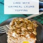 pinterest graphic for peach coffee cake