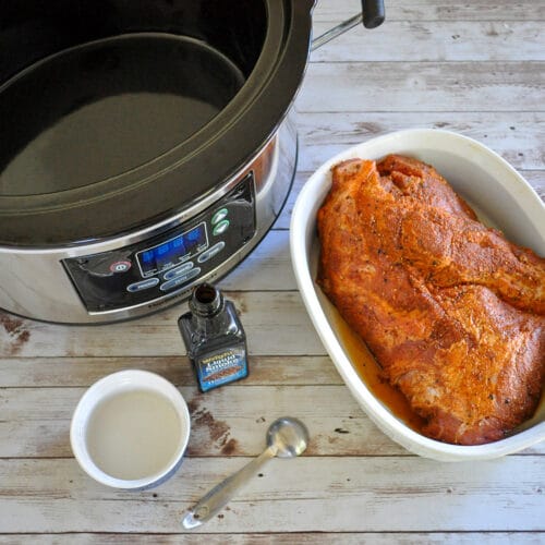 Smokey CrockPot Pulled Pork Cook This Again Mom