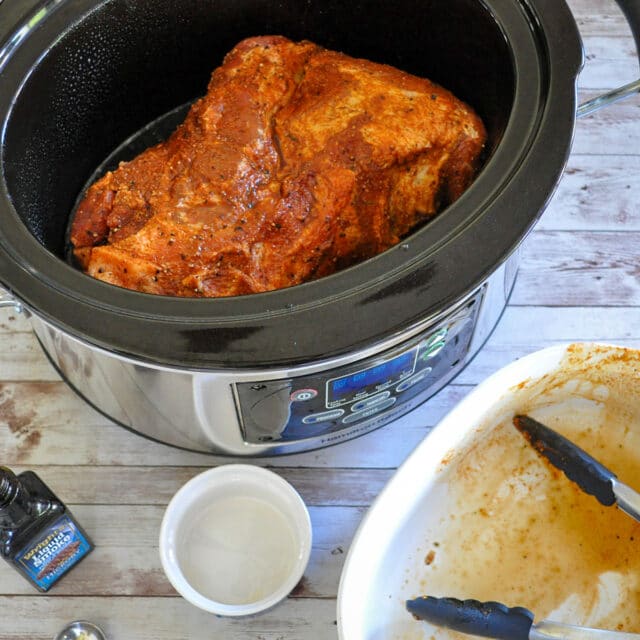 Smokey CrockPot Pulled Pork Cook This Again Mom