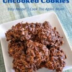 no bake cookies pinterest image