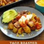 taco roasted potatoes pinterest image