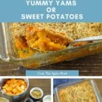 Yummy Yams or Sweet Potatoes pinterest recipe