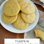 Pumpkin Snickerdoodles Pinterest Image
