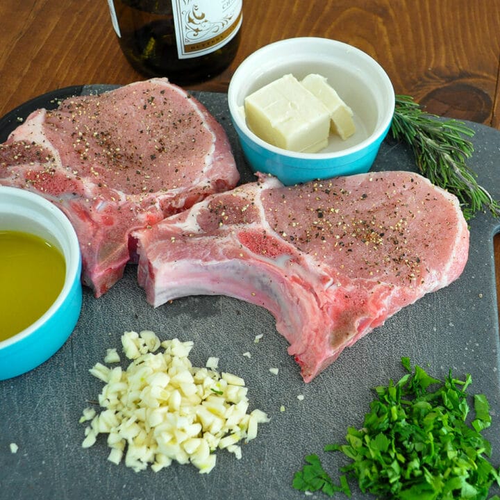 Pork Chops with Garlic White Wine Sauce Cook This Again Mom