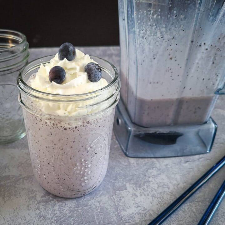 Blueberry Milkshake Cook This Again Mom