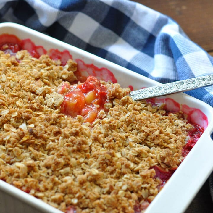 Plum Oatmeal Crisp - Cook This Again Mom