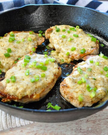 Easy Cheesy Pork Chops - Cook This Again Mom