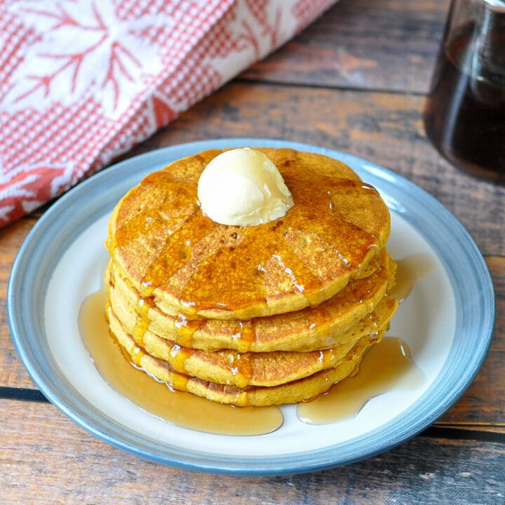 Easy Pumpkin Pancakes (w/pancake mix) Cook This Again Mom