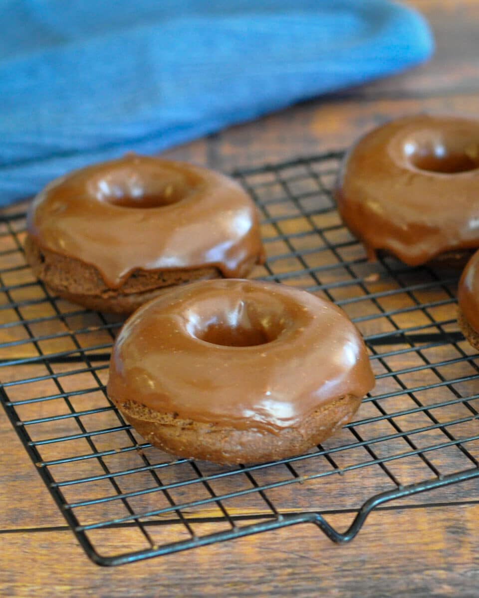 Baked Chocolate Donuts With Chocolate Frosting - Cook This Again Mom