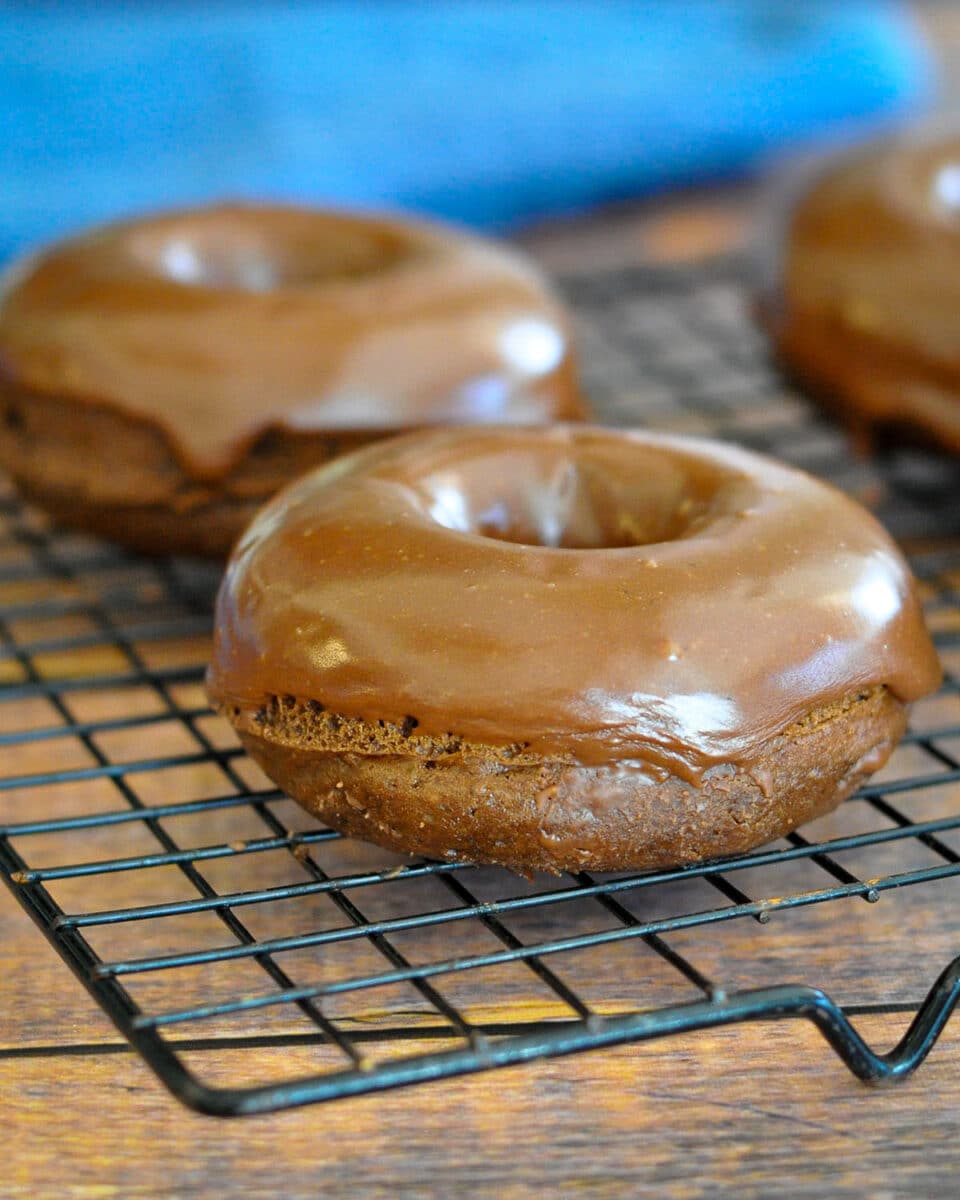 Baked Chocolate Donuts with Chocolate Frosting - Cook This Again Mom