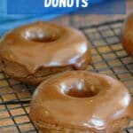 baked chocolate donut pinterest graphic