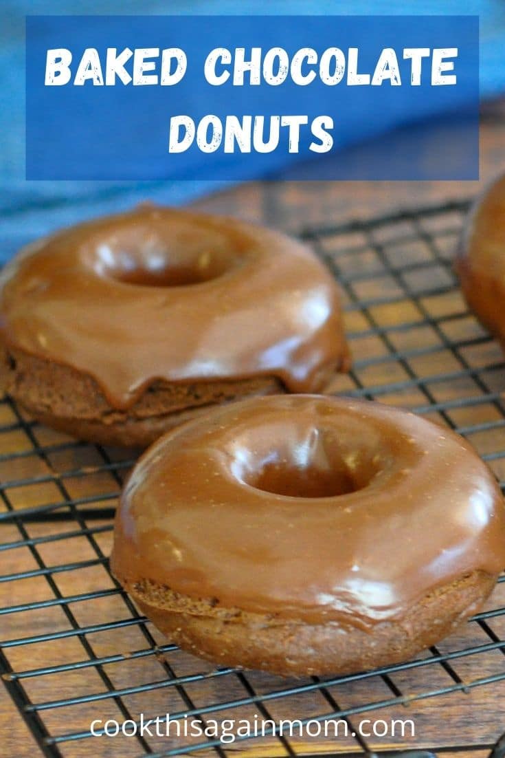 Baked Chocolate Donuts with Chocolate Frosting - Cook This Again Mom