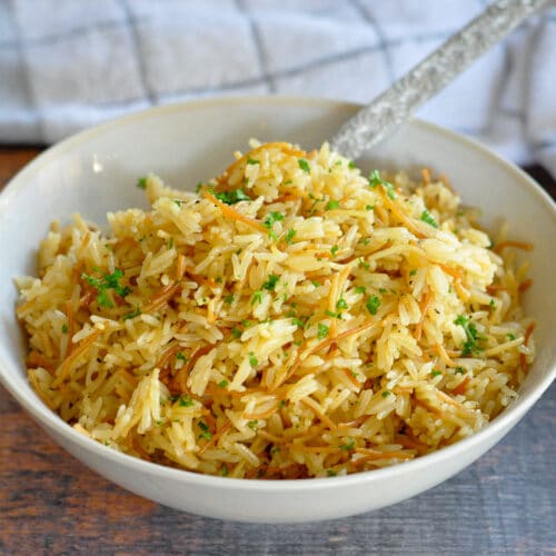 Easy Homemade Rice Pilaf - Cook This Again Mom