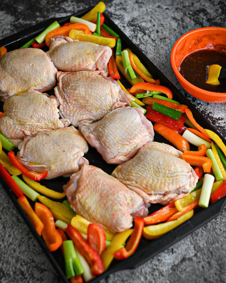 Baked Sweet and Sour Chicken Thighs Cook This Again Mom