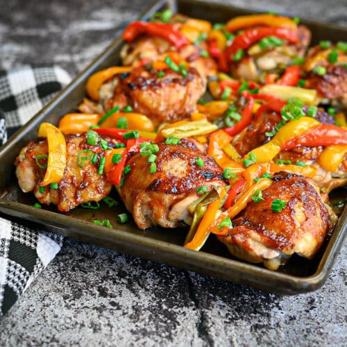 Baked Sweet and Sour Chicken Thighs Cook This Again Mom
