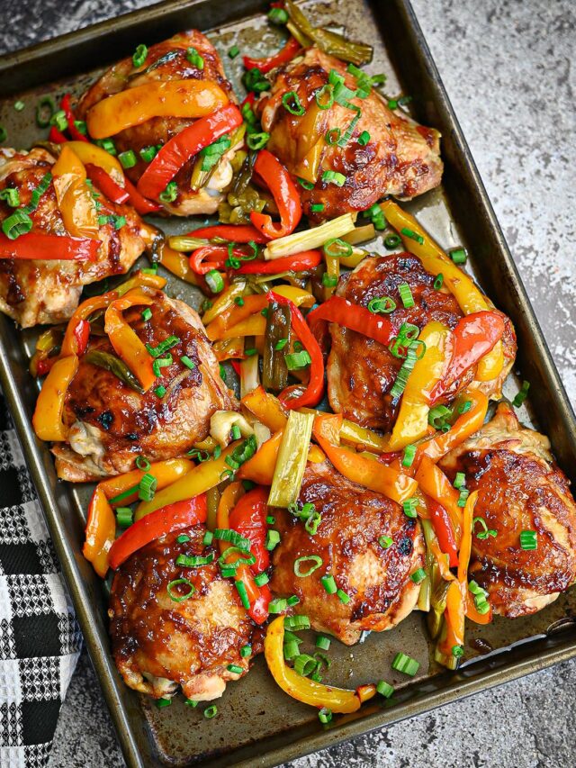Baked Sweet and Sour Chicken Thighs  Story Cook This Again Mom