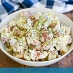 Pinterest Graphic for Red Potato Salad