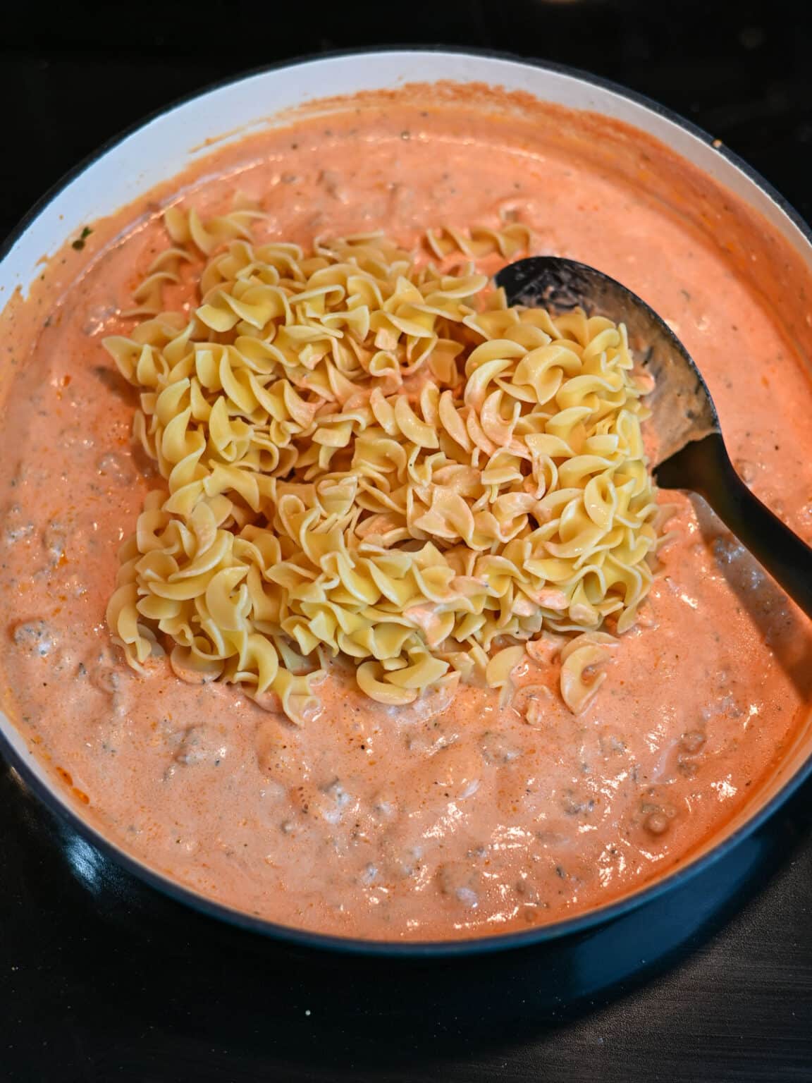 Easy Skillet Lasagna Recipe (with Egg Noodles) Cook This Again Mom