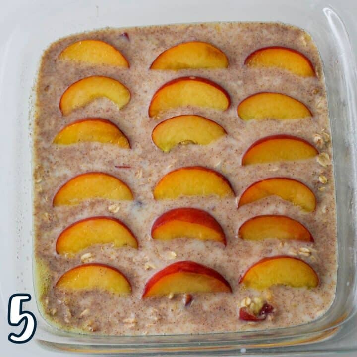 Baked Peach Oatmeal Recipe Cook This Again Mom