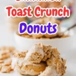 Cinnamon Toast Crunch Donuts Pinterest Graphic