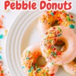 Fruity pebble donuts pinterest graphic
