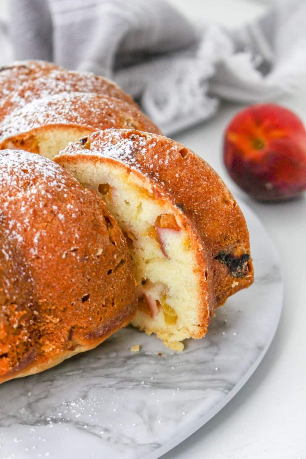 Peach Bundt Cake With Fresh Peaches Cook This Again Mom 0679