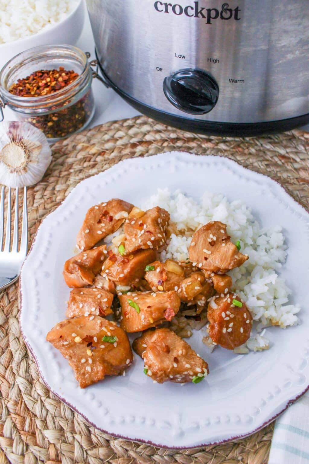 Slow Cooker Sesame Chicken - Cook This Again Mom