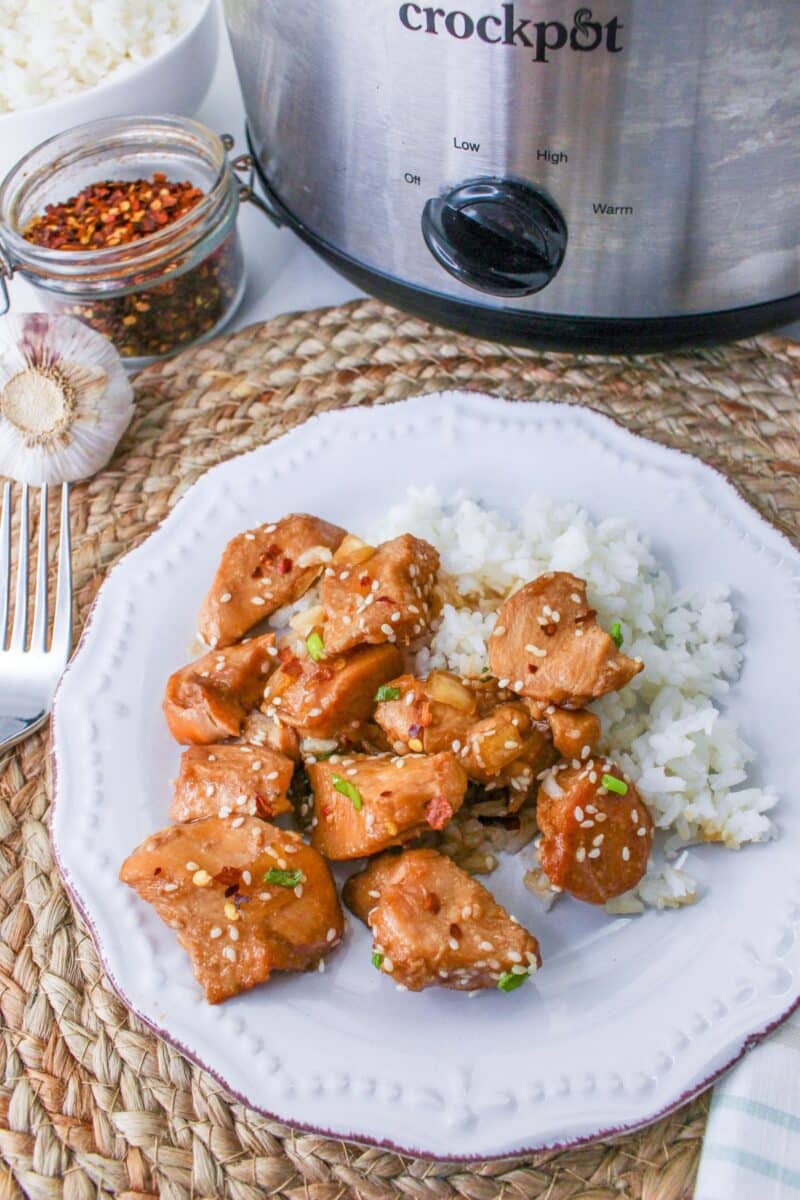 Slow Cooker Sesame Chicken Cook This Again Mom