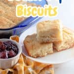 Butter Dip Biscuits Pinterest Image,