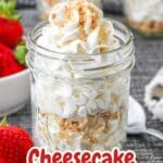 Cheesecake Mousse Pinterest Graphic