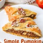 Simple Pumpkin Pastry Braid Pinterest Graphic