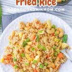 Cashew Fried Rice Pinterest Graphic