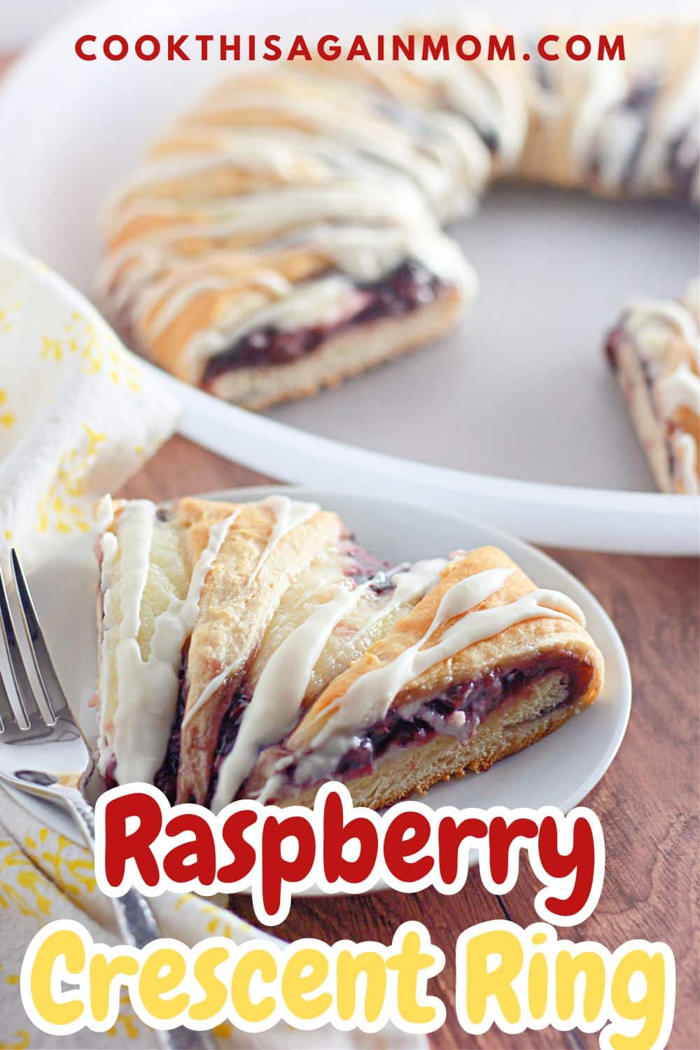 Raspberry Cream Cheese Danish Ring