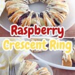 Raspberry Crescent Ring