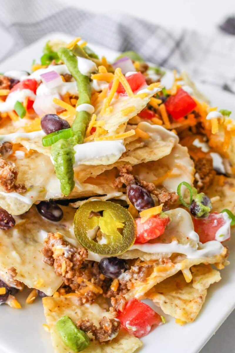 Layered Nachos - Cook This Again Mom